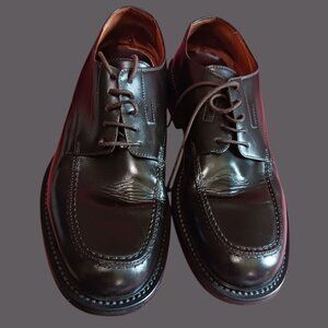 Banana Republic Italian Leather Dress Shoes Oxford Dark Brown Size 11